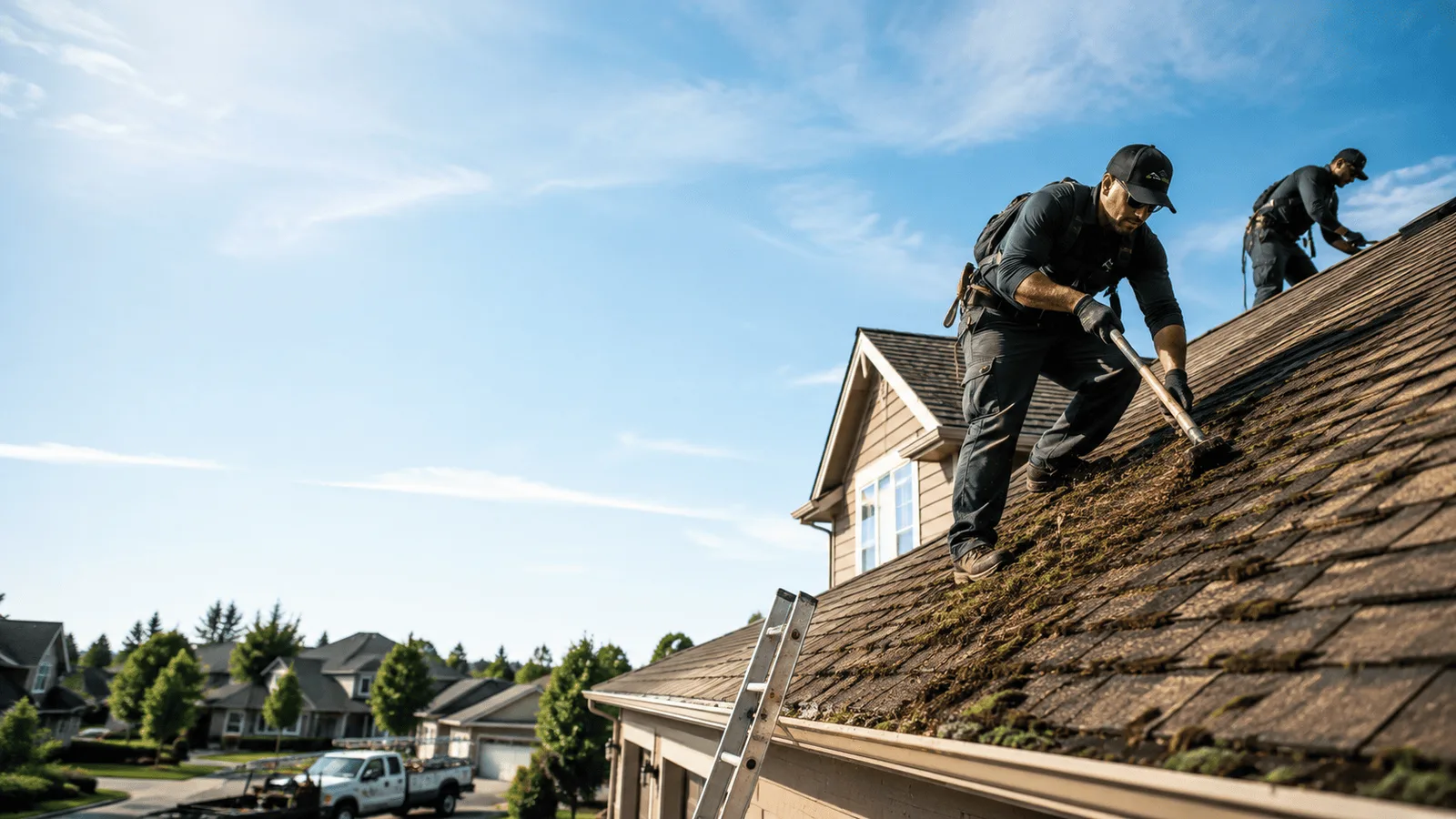 Roof Moss Removal in Maple Rapids, MI near me
